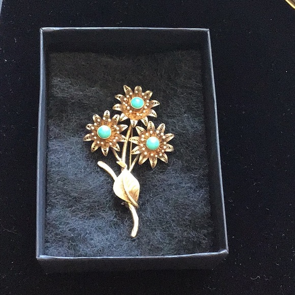 Vintage Turquoise Brooch - Picture 16 of 16